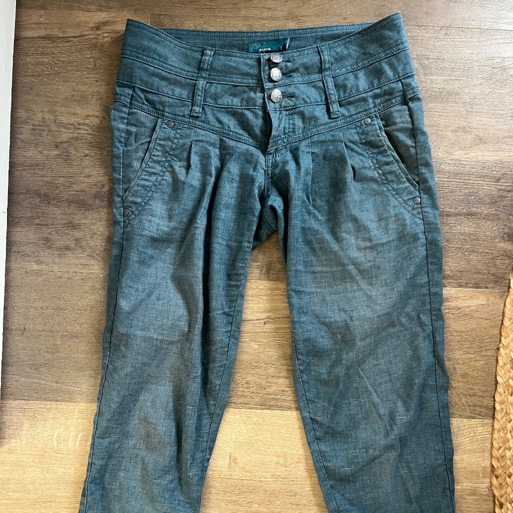 Prana Lizbeth cropped capri hemp pants